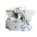 planetary concrete mixer with counterflow mixer